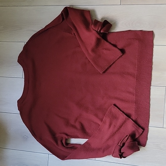 MADEWELL Tie-Cuff Pullover Sweater SIZE M - Picture 5 of 8